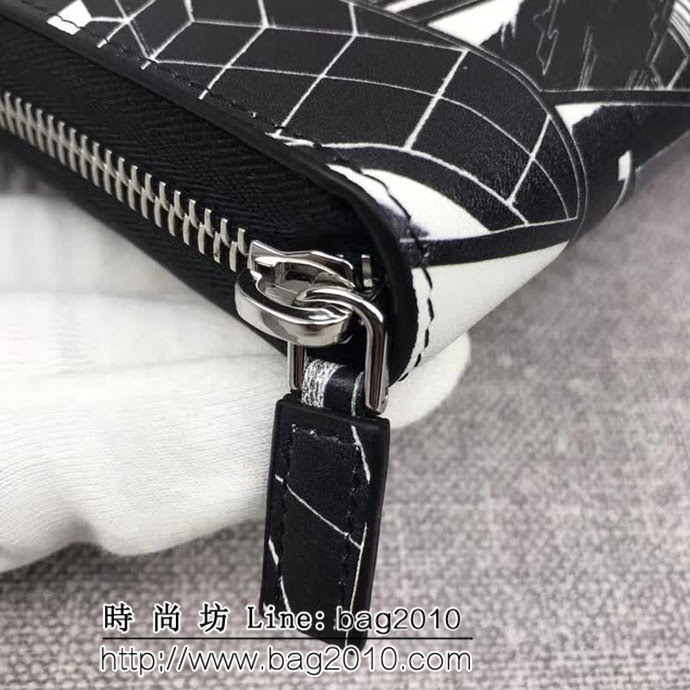 PRADA普拉達 官網同步 2018最新漫畫印象系列 男士單拉鏈錢包 2ML317 DD1443